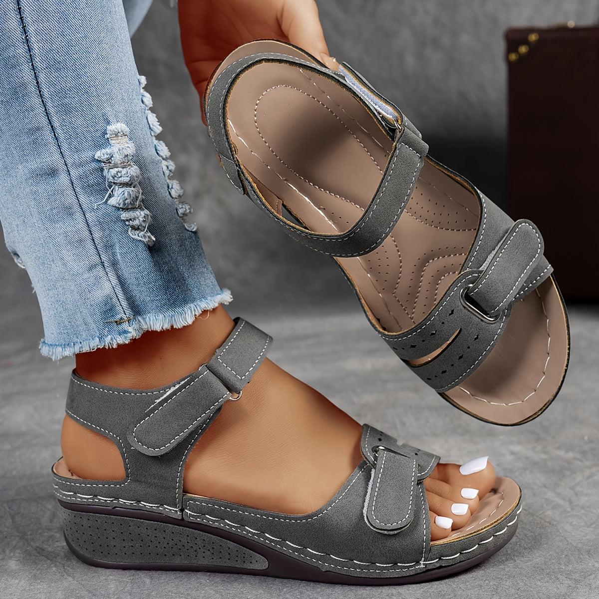Adjustable Strap Women's Comfort Sandals - Durable Casual Footwear for Everyday Wear