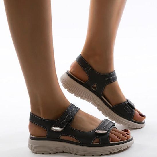 Adjustable Strap Women's Comfort Sandals - Lightweight Casual Footwear for Everyday Wear