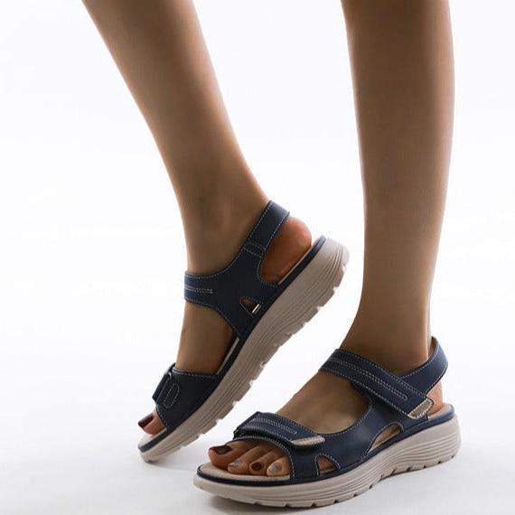 Adjustable Strap Women's Comfort Sandals - Lightweight Casual Footwear for Everyday Wear