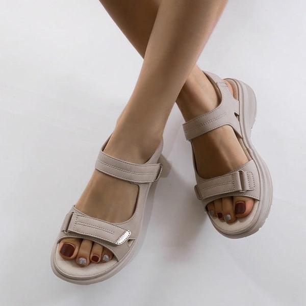 Adjustable Strap Women's Comfort Sandals - Lightweight Casual Footwear for Everyday Wear