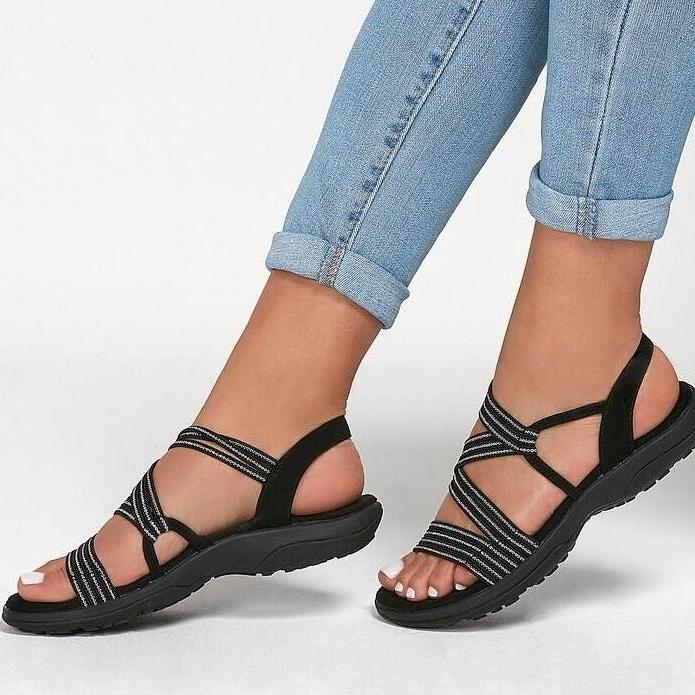 Arch Support Slip-On Sandals for Women - Comfortable Casual Footwear for Everyday Wear