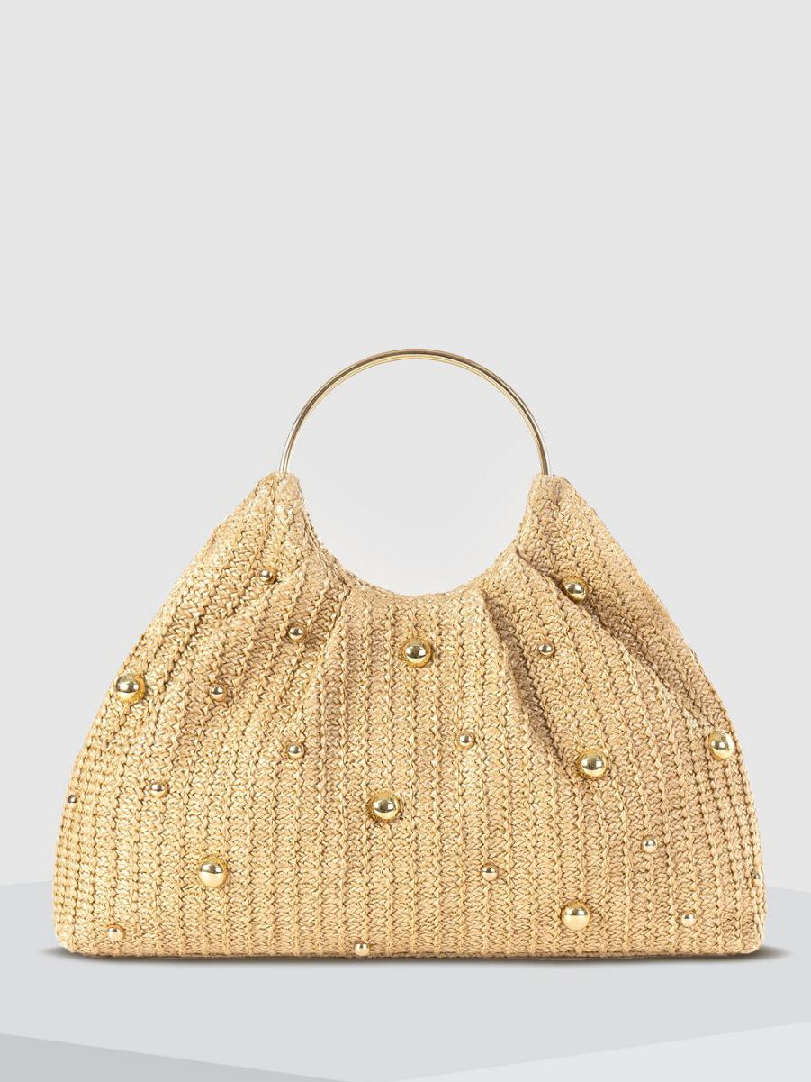 Beaded Hobo Bag - Handcrafted Bohemian Style Tote for Everyday Use - Colorful and Lightweight Design