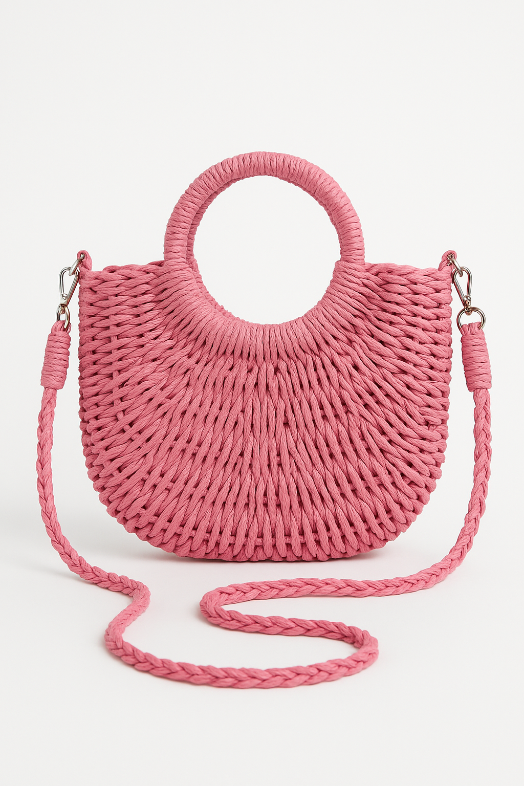 Bohemian Straw Handbag - Natural Material - Chic Design for Everyday Use - Eco-Friendly Tote Bag