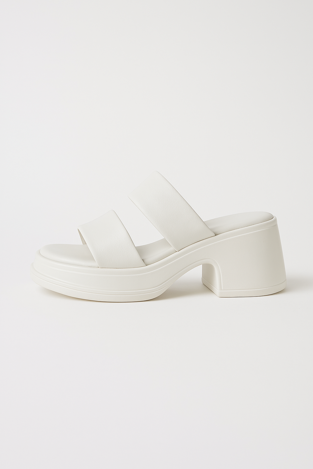 Calf Leather Chunky High Heel Sandals for Women - Stylish Summer Footwear for Casual and Dressy Occasions