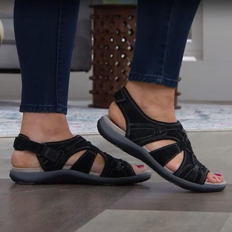 Comfortable Women's Sandals with Arch Support - Casual Summer Footwear for Everyday Wear