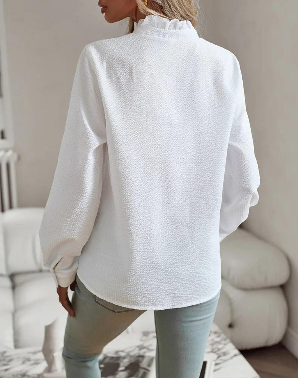 Cotton Sleeve Top for Women - Elegant Design for Casual Wear - Lightweight and Comfortable
