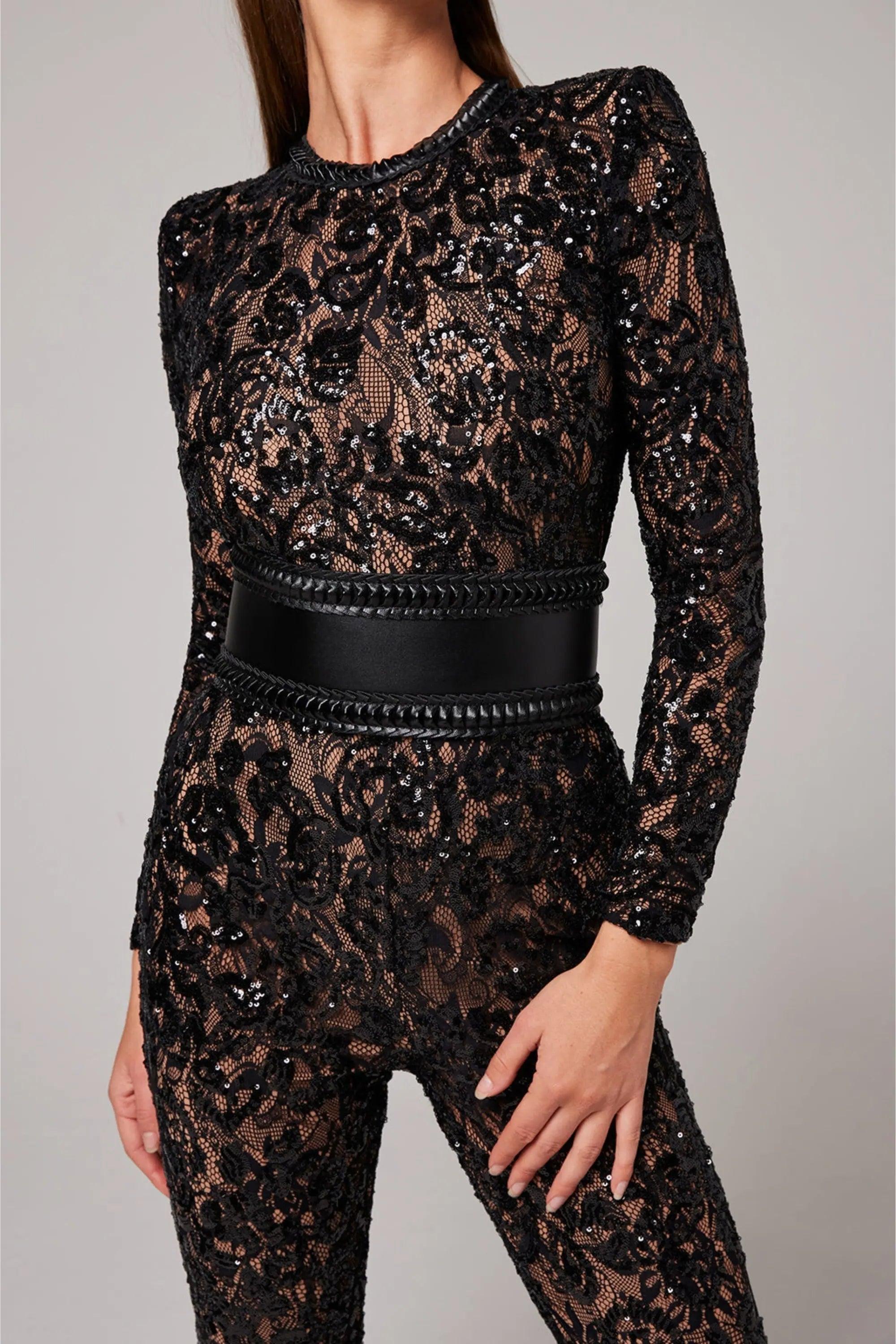 Elegant Party Bodysuit for Women | Soft Stretch Fabric | Sleeveless Design | Perfect for Evening Events and Celebrations