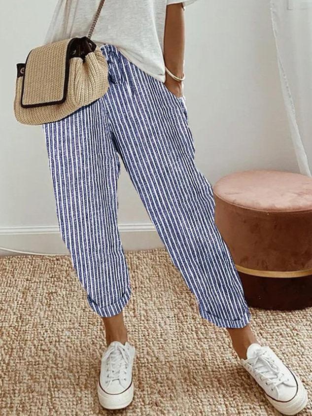 Lightweight Linen Trousers for Men | Anti-Sweat Design | Casual Summer Wear | Breathable Comfort