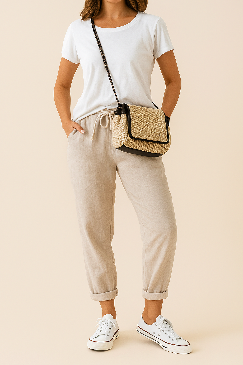 Lightweight Linen Trousers for Men | Anti-Sweat Design | Casual Summer Wear | Breathable Comfort