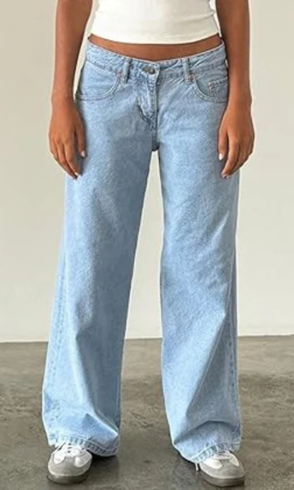 Low Waist Stretch Denim Jeans for Women - Casual Fit, Everyday Wear, Versatile Style