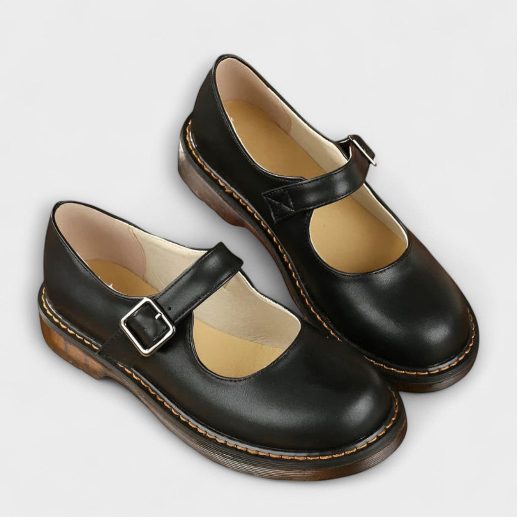 Mary Jane Shoes for Women with Buckle Strap - Classic Style for Everyday Wear