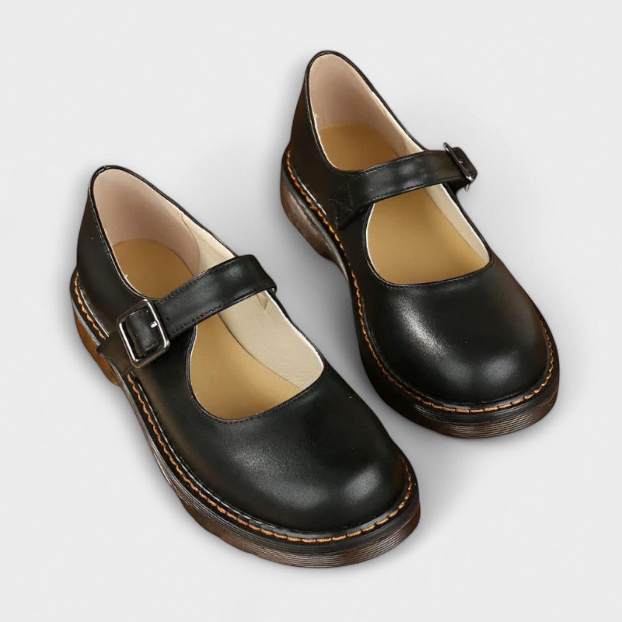 Mary Jane Shoes for Women with Buckle Strap - Classic Style for Everyday Wear