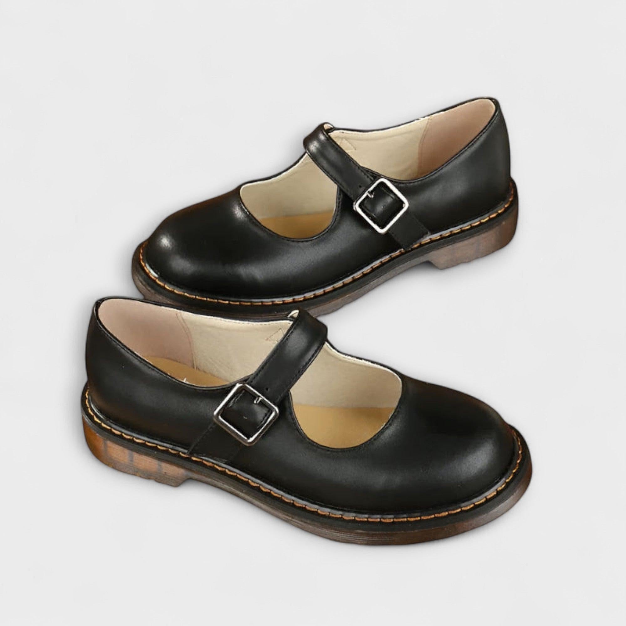 Mary Jane Shoes for Women with Buckle Strap - Classic Style for Everyday Wear