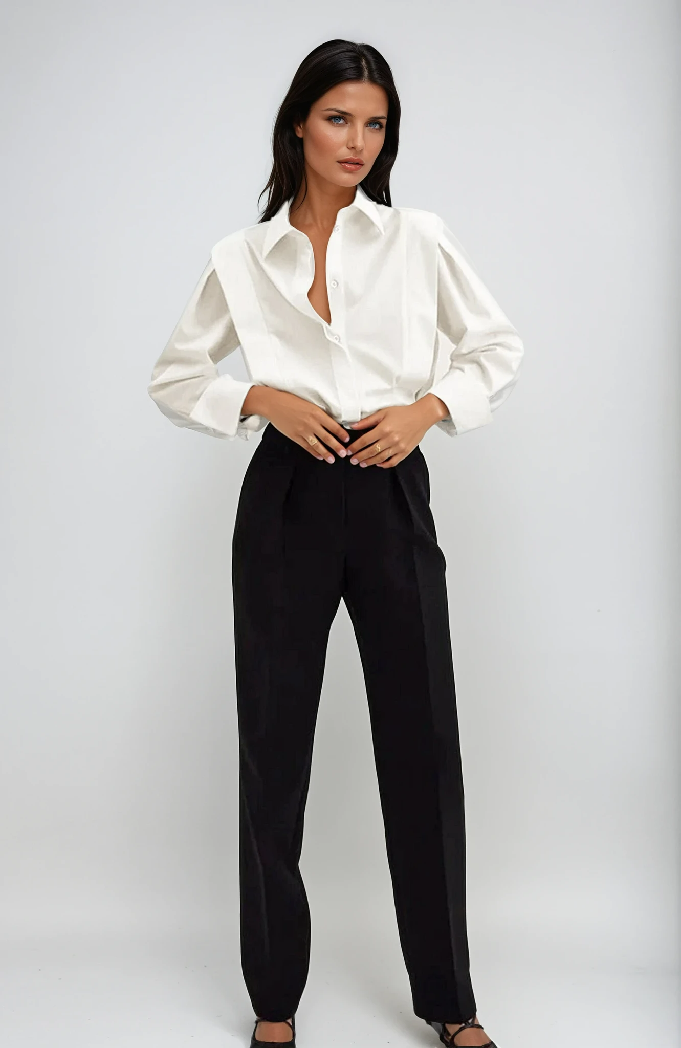 Men's Cotton Button Down Square Shirt - Casual Fit for Everyday Wear