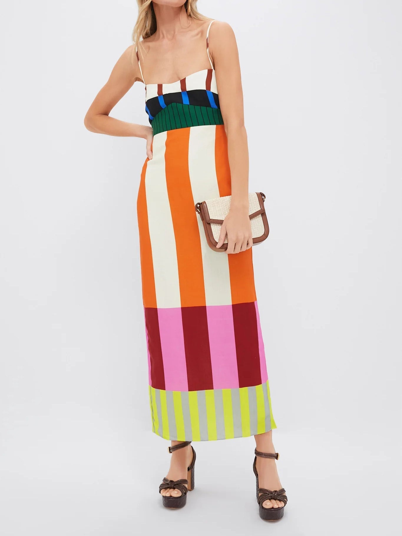 Multi-Colored Summer Maxi Dress with Paloma Design for Casual Wear