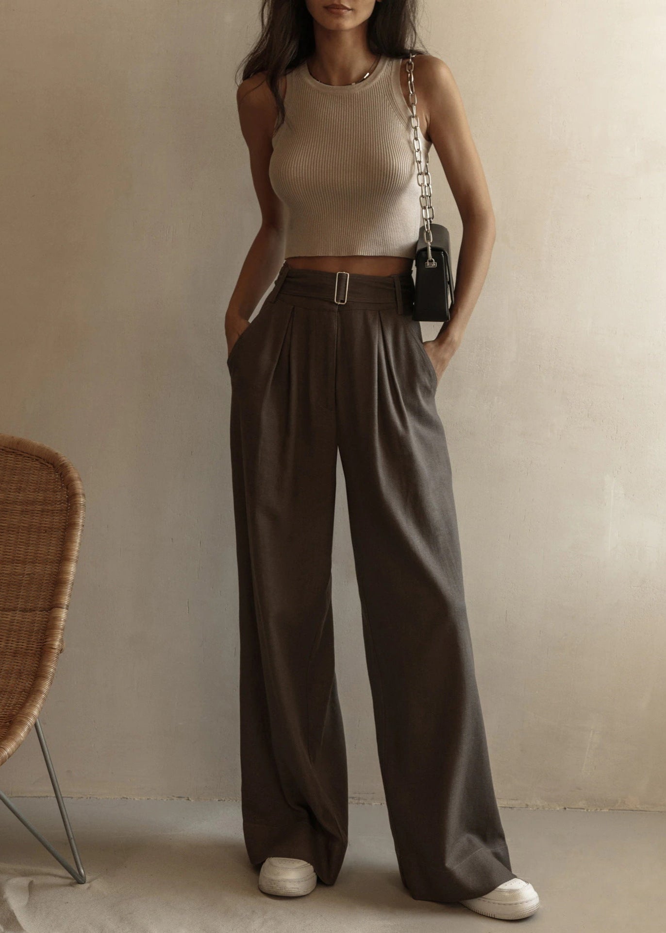 Ribbed Tank Top for Women | Sculpted Fit | Soft Stretch Fabric | Casual Wear | Available in Multiple Colors