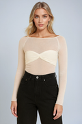 Sheer Mesh Top for Women - Lightweight, Elegant Design - Perfect for Layering or Casual Wear
