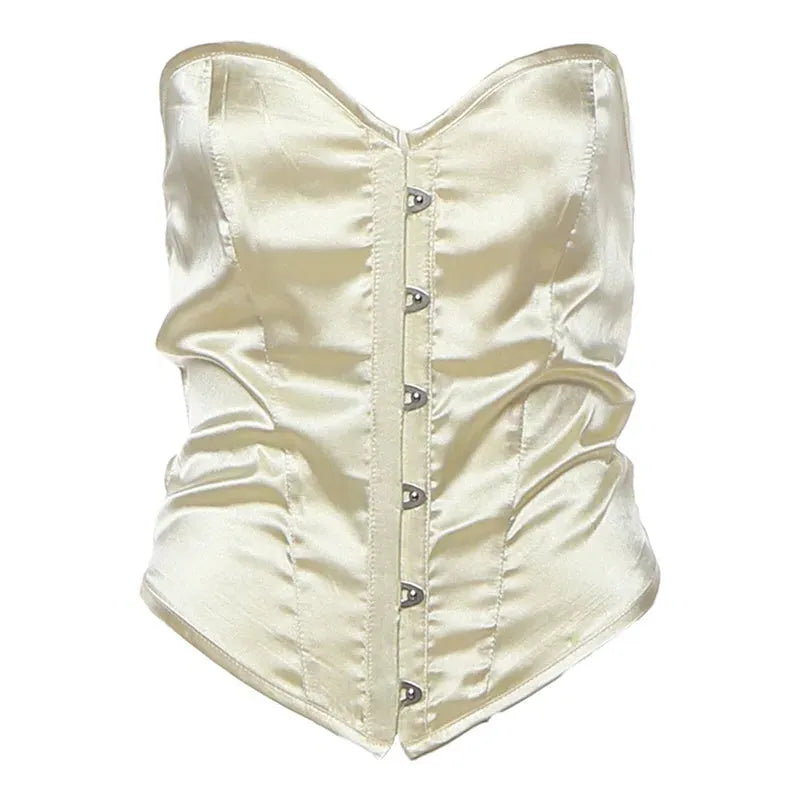 Sleeveless Backless Shaping Crop Top Set - Comfortable Stretch Fabric for Casual Wear and Layering