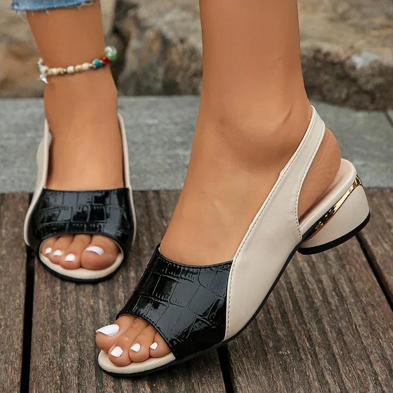 Slingback Sandals for Women with Elegant Heel - Stylish Footwear for Casual and Dressy Occasions