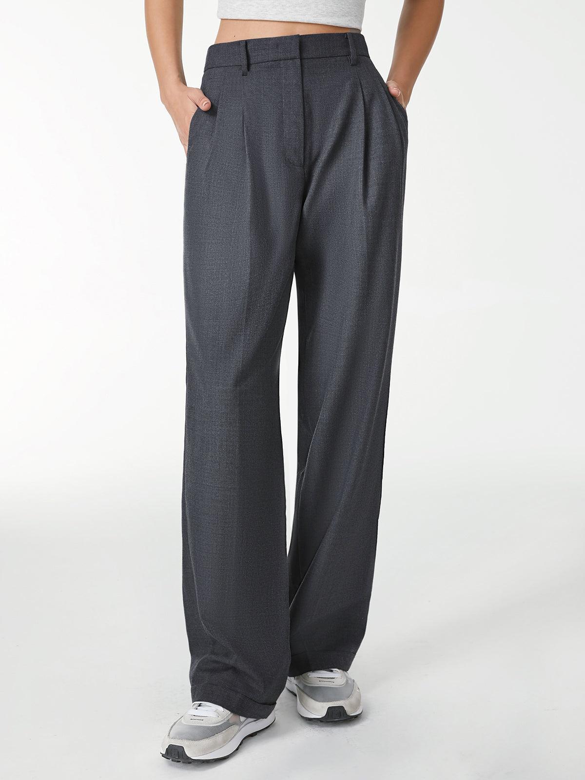 Straight Leg Dress Pants for Men/Women - Tailored Fit, Comfortable Fabric, Office Wear, Casual Events