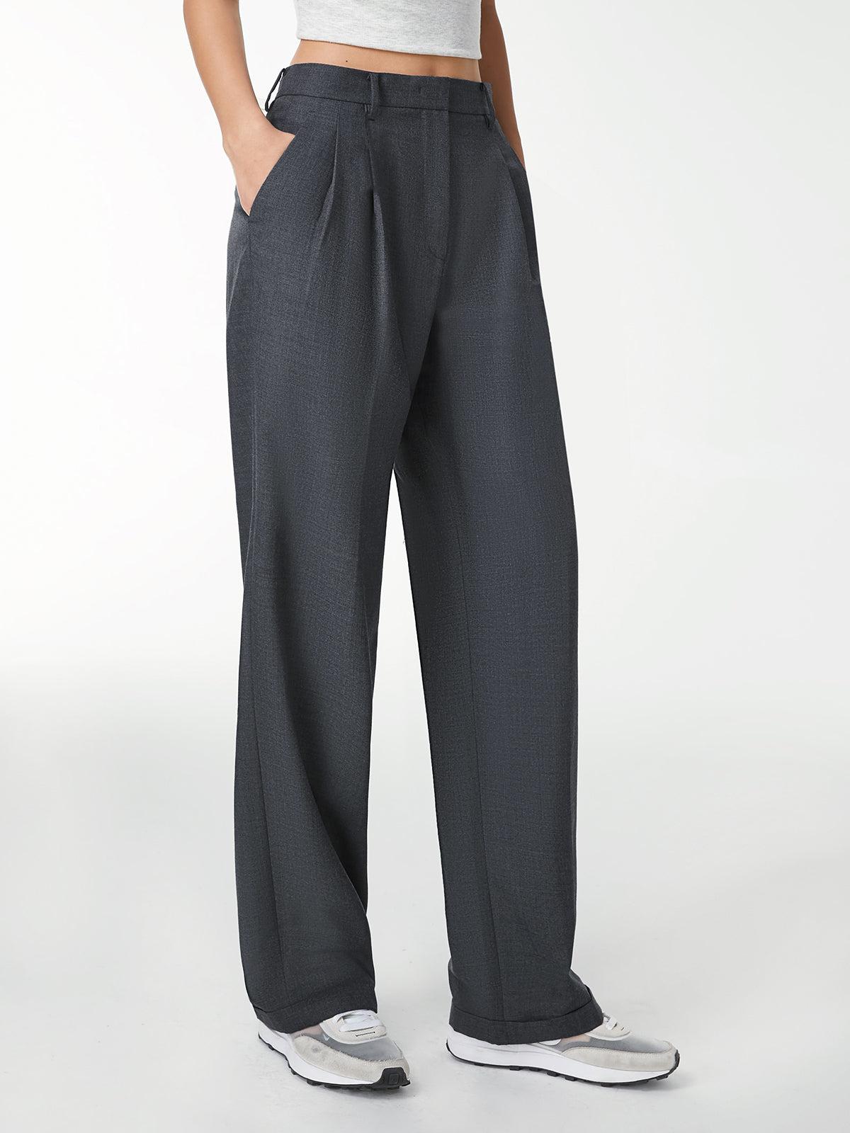 Straight Leg Dress Pants for Men/Women - Tailored Fit, Comfortable Fabric, Office Wear, Casual Events