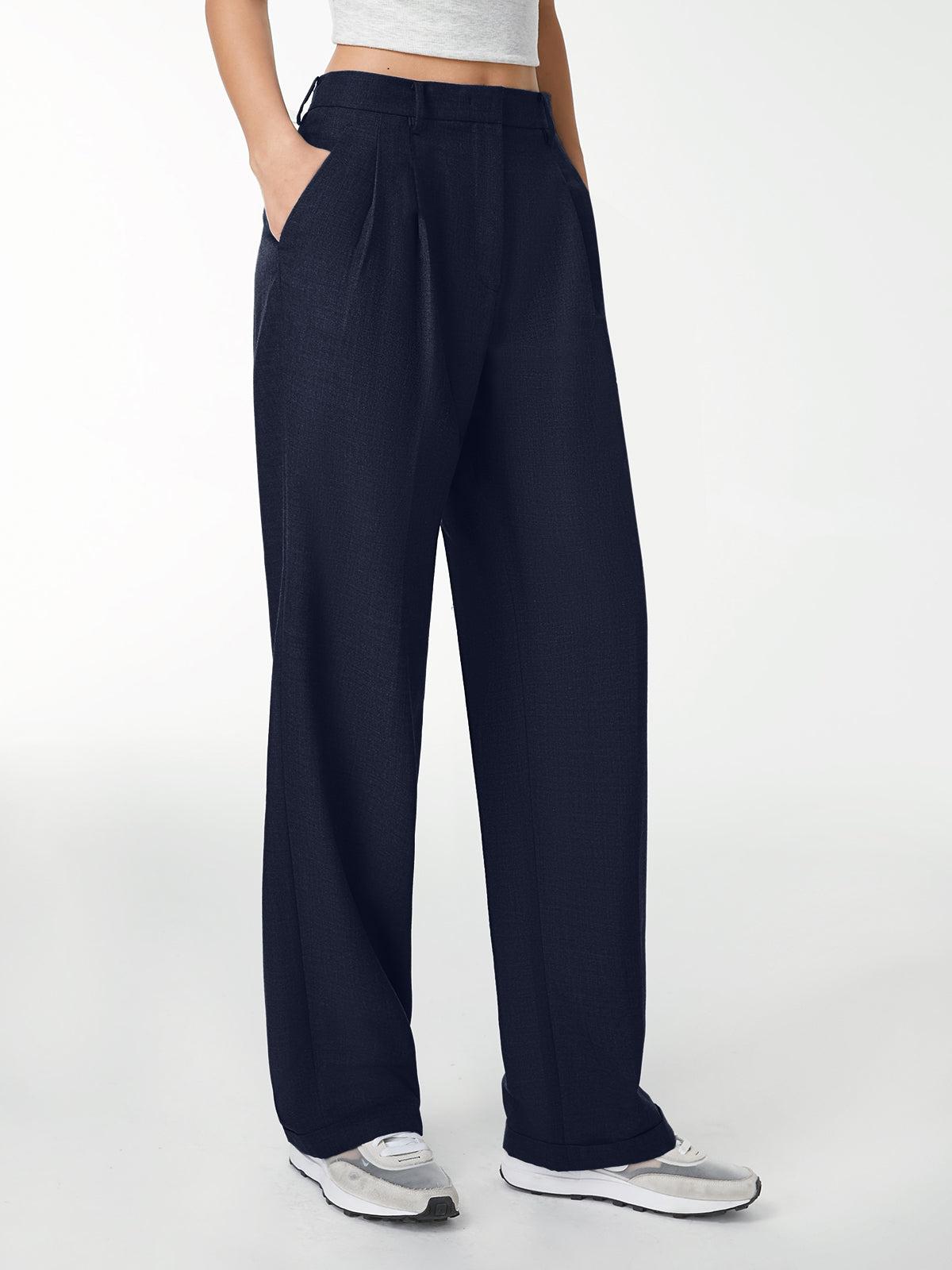 Straight Leg Dress Pants for Men/Women - Tailored Fit, Comfortable Fabric, Office Wear, Casual Events