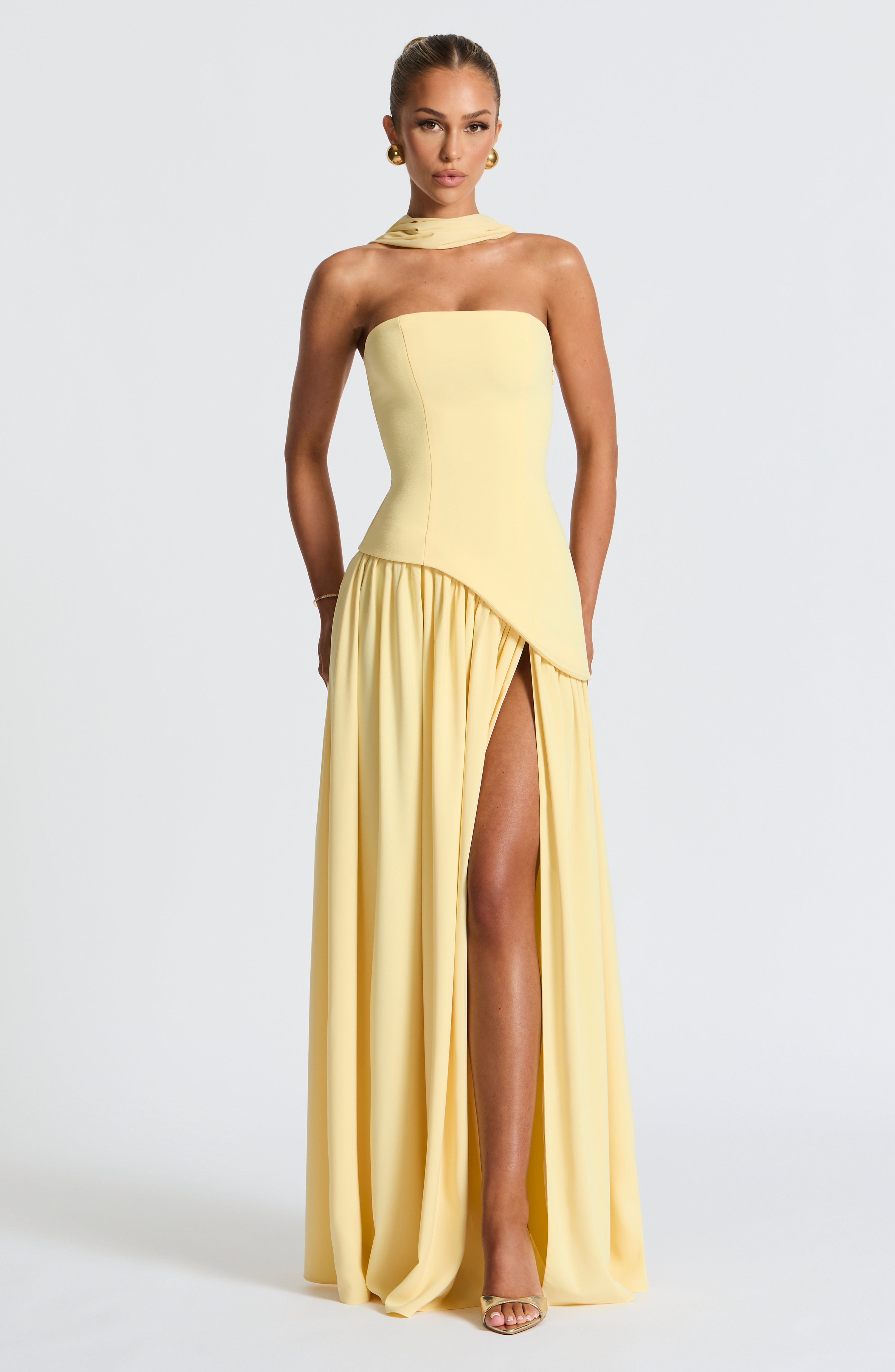 Strapless Maxi Dress for Women - Lightweight Fabric, Elegant Evening Wear, Perfect for Summer Events and Formal Occasions
