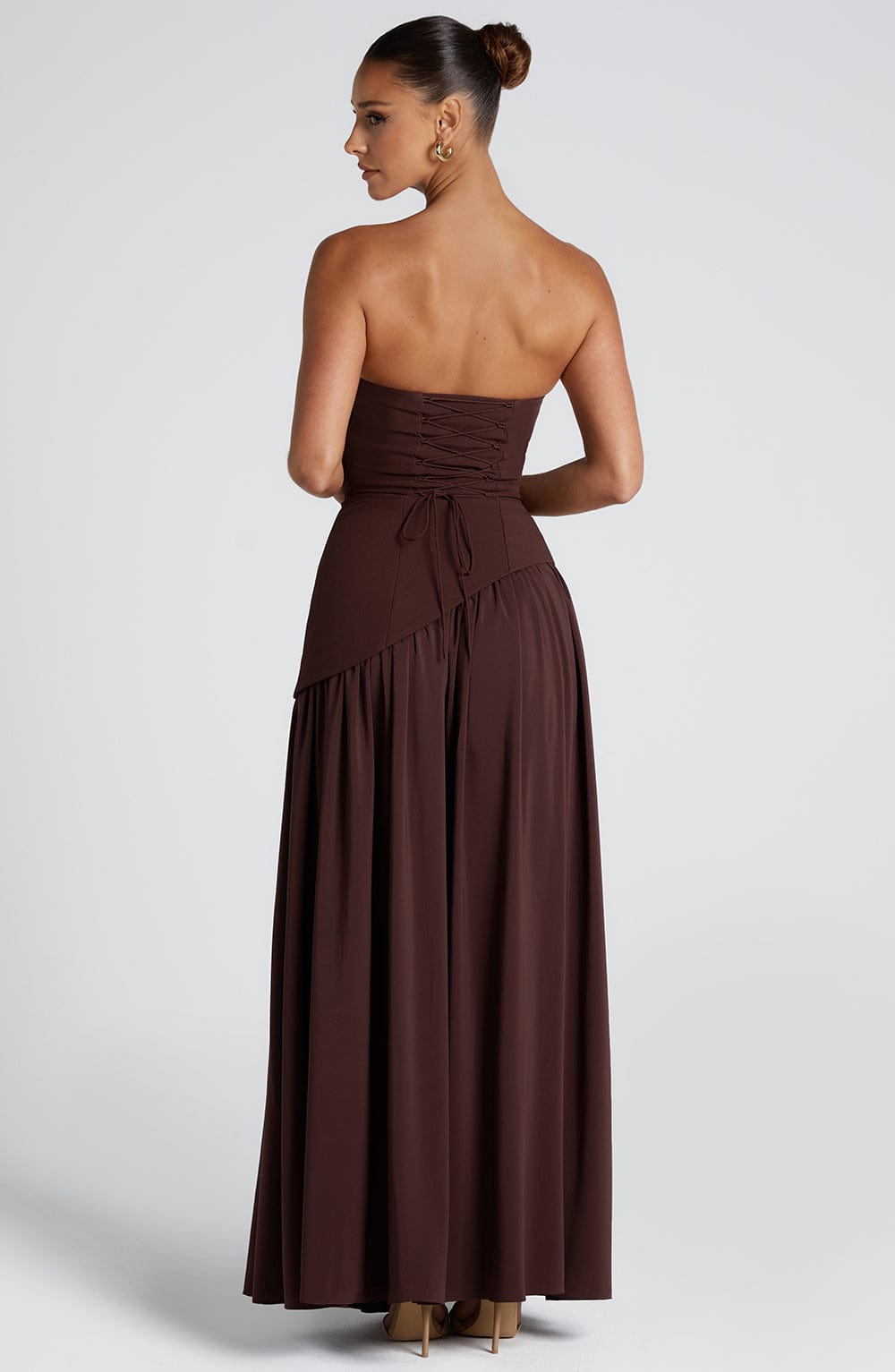 Strapless Maxi Dress for Women - Lightweight Fabric, Elegant Evening Wear, Perfect for Summer Events and Formal Occasions