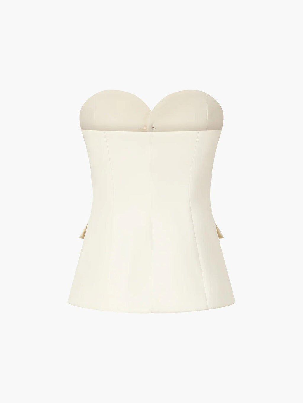 Strapless Tube Top and Wide Leg Pants Set - Elegant Summer Outfit for Women