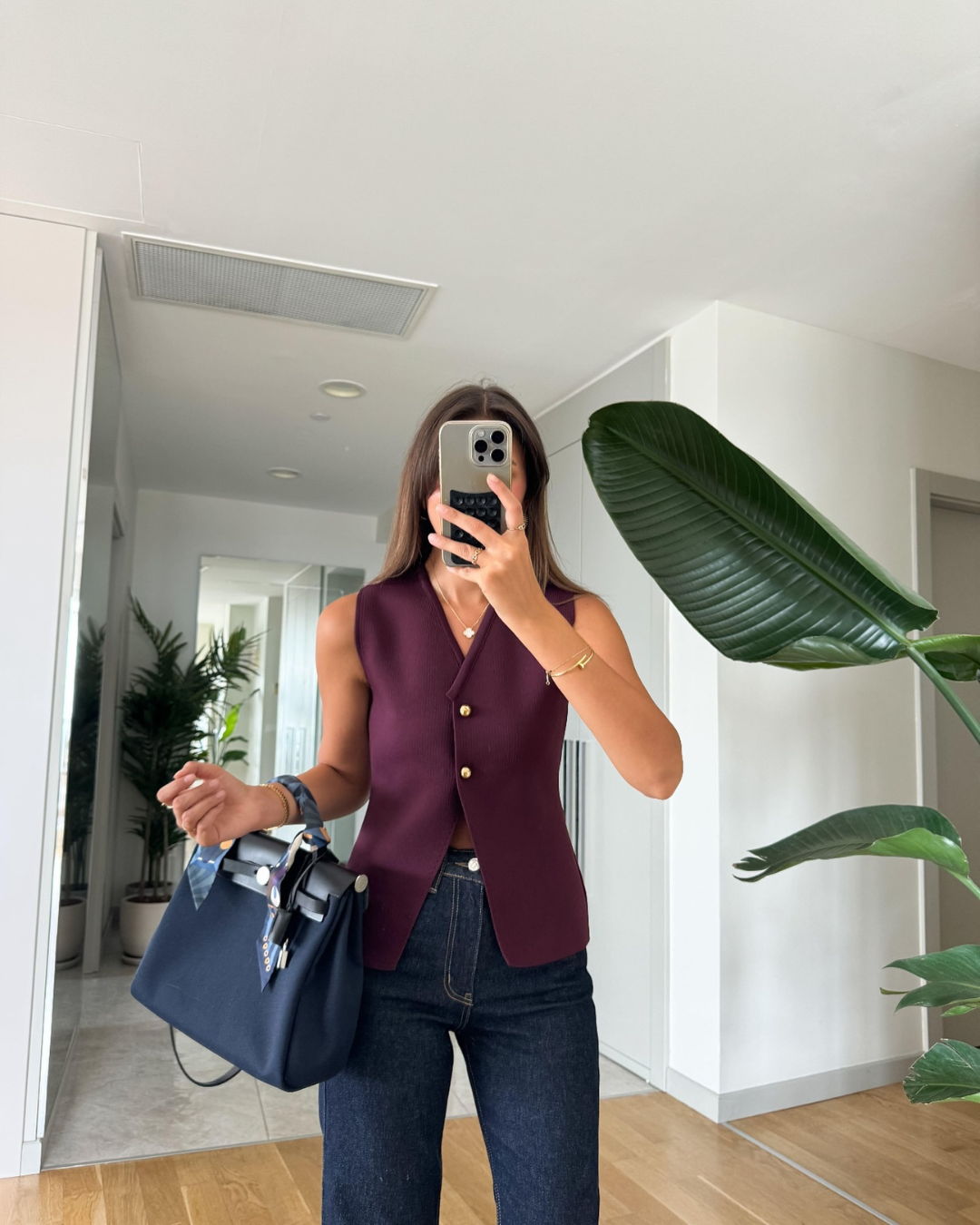 Tricot Knit Waistcoat for Women - Lightweight Layering Piece - Versatile Casual or Formal Wear - Available in Multiple Sizes