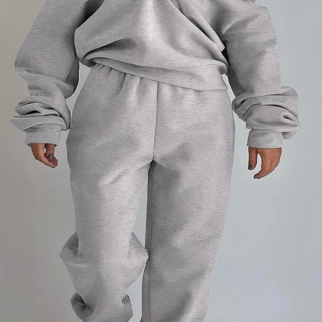 Women's Half-Zip Tracksuit Set - 2-Piece Athletic Outfit for Casual Wear and Exercise