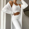 Women's Soft Cotton Loungewear Set - Relaxed Fit Sleepwear for Home and Leisure