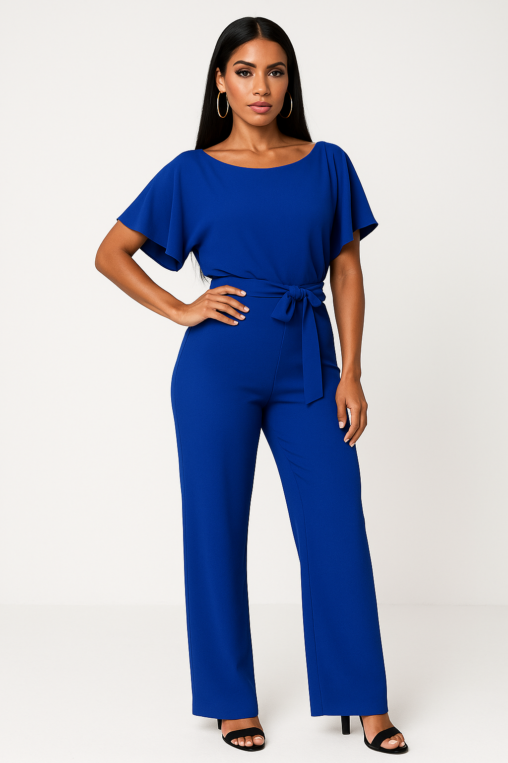 Women's Stylish Jumpsuit - Lightweight Fabric, Casual Design for Everyday Wear
