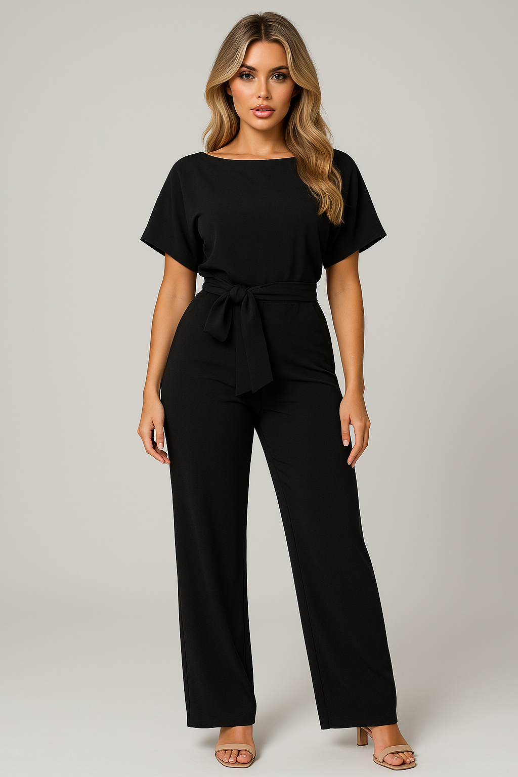 Women's Stylish Jumpsuit - Lightweight Fabric, Casual Design for Everyday Wear