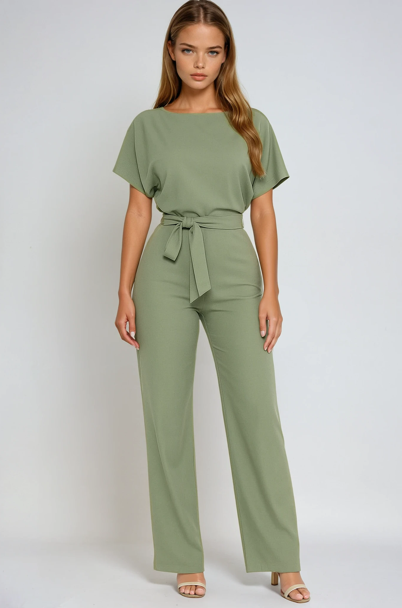 Women's Stylish Jumpsuit - Lightweight Fabric, Casual Design for Everyday Wear