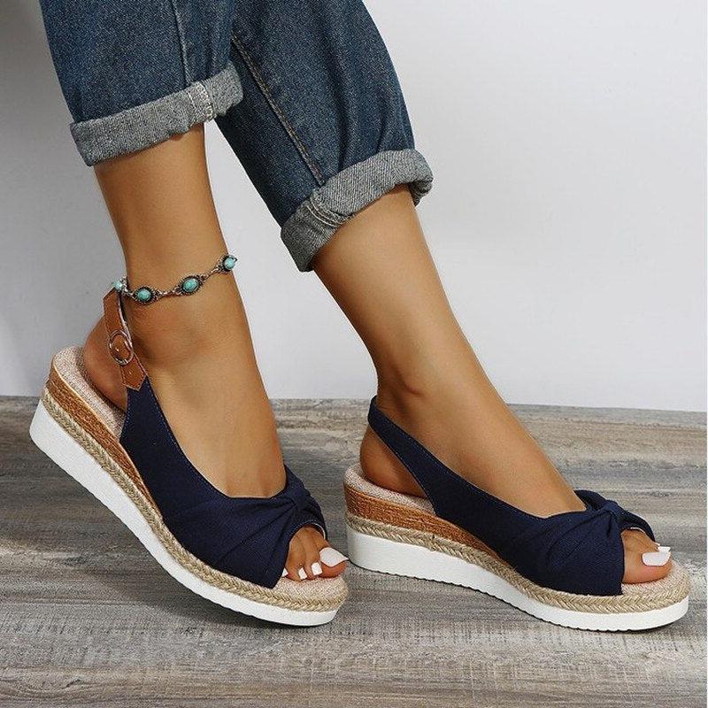 Women's Supportive Summer Sandals - Comfortable Casual Footwear for Everyday Wear